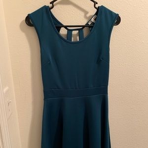 Open Slat Back Mini Dress